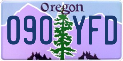 OR license plate 090YFD