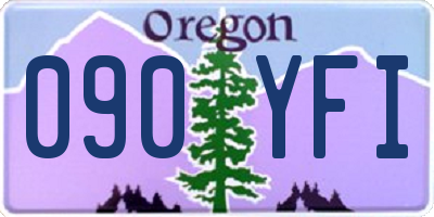 OR license plate 090YFI