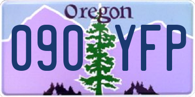 OR license plate 090YFP