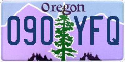 OR license plate 090YFQ