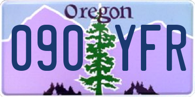 OR license plate 090YFR