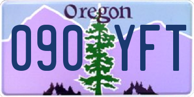 OR license plate 090YFT