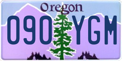 OR license plate 090YGM