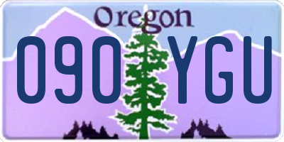 OR license plate 090YGU