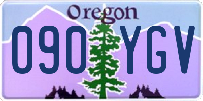 OR license plate 090YGV
