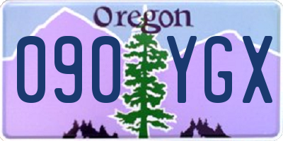 OR license plate 090YGX