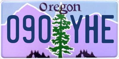 OR license plate 090YHE
