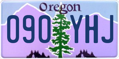 OR license plate 090YHJ