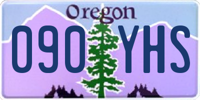 OR license plate 090YHS