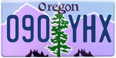 OR license plate 090YHX