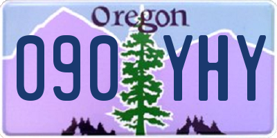 OR license plate 090YHY