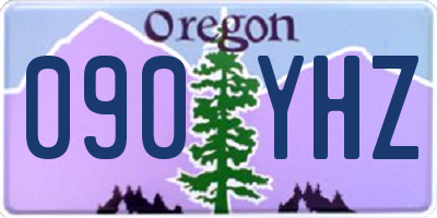 OR license plate 090YHZ