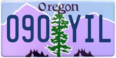 OR license plate 090YIL