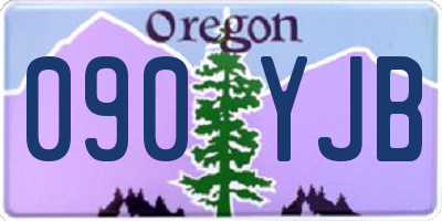 OR license plate 090YJB