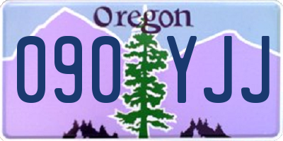 OR license plate 090YJJ