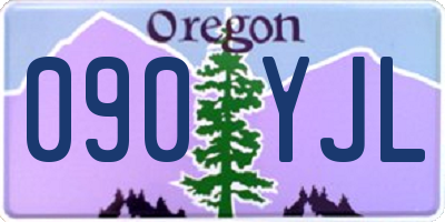 OR license plate 090YJL