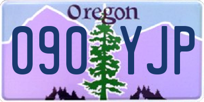 OR license plate 090YJP
