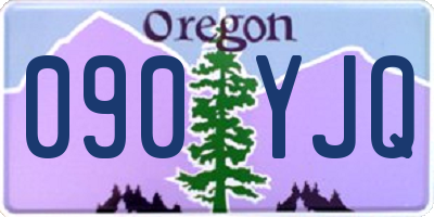 OR license plate 090YJQ