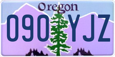 OR license plate 090YJZ