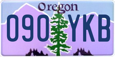 OR license plate 090YKB