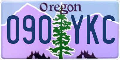 OR license plate 090YKC