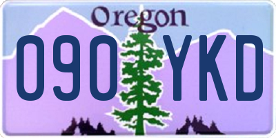 OR license plate 090YKD