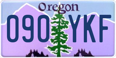 OR license plate 090YKF