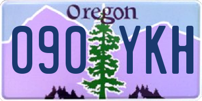 OR license plate 090YKH