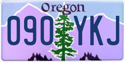 OR license plate 090YKJ