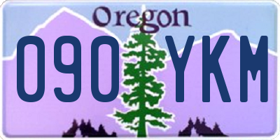 OR license plate 090YKM