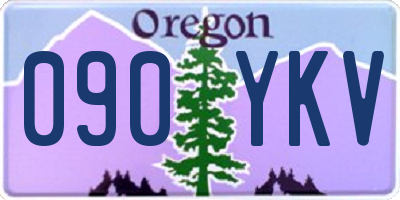 OR license plate 090YKV