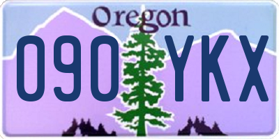 OR license plate 090YKX