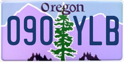 OR license plate 090YLB