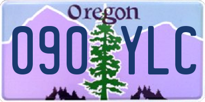 OR license plate 090YLC