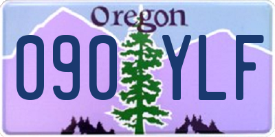 OR license plate 090YLF