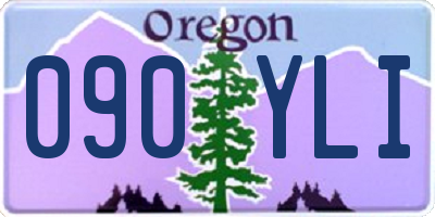 OR license plate 090YLI
