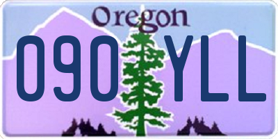 OR license plate 090YLL