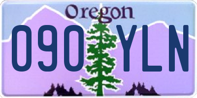 OR license plate 090YLN