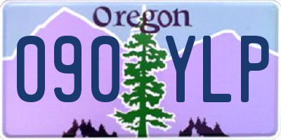 OR license plate 090YLP