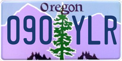 OR license plate 090YLR
