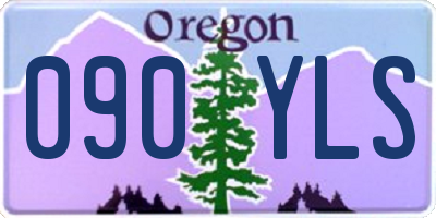 OR license plate 090YLS