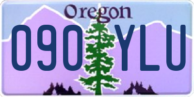 OR license plate 090YLU