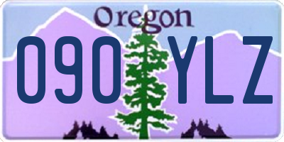 OR license plate 090YLZ