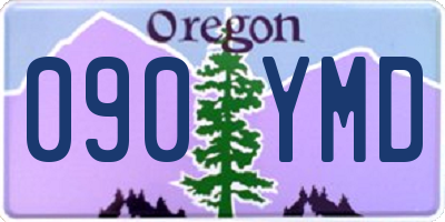 OR license plate 090YMD