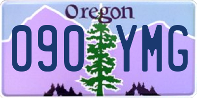 OR license plate 090YMG
