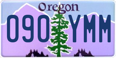 OR license plate 090YMM