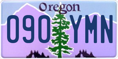 OR license plate 090YMN