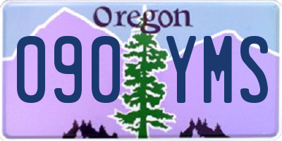OR license plate 090YMS