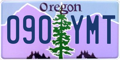 OR license plate 090YMT
