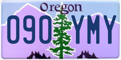 OR license plate 090YMY